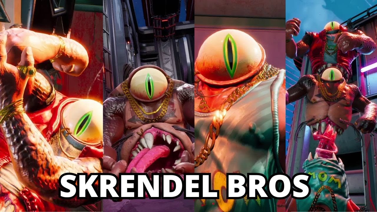 Skrendel Bros/Bro-Tron Boss Fights - High On Life