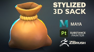 Making a Stylized Sack with Maya 2026, Zbrush, and Substance Painter