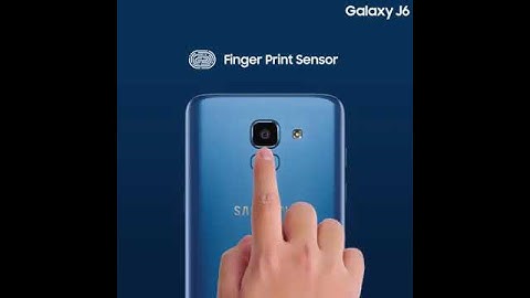 Samsung galaxy j6 fingers print sensor 2018 // New Phone  // sureshgurjar