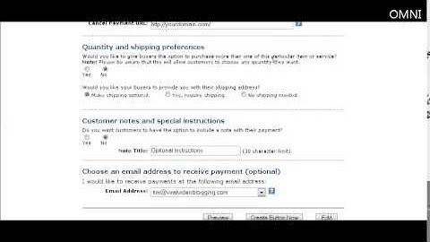 How to create a Paypal buy now button