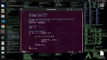Silent C Programming: Floyd Triangle Pattern Printing - Code Tutorial (No Talking)floyd triangle
