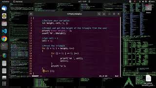 Silent C Programming Floyd Triangle Pattern Printing - Code Tutorial No Talkingfloyd Triangle
