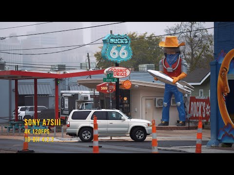 A7Siii 4K 120FPS TEST FOOTAGE | Pearl District Route 66