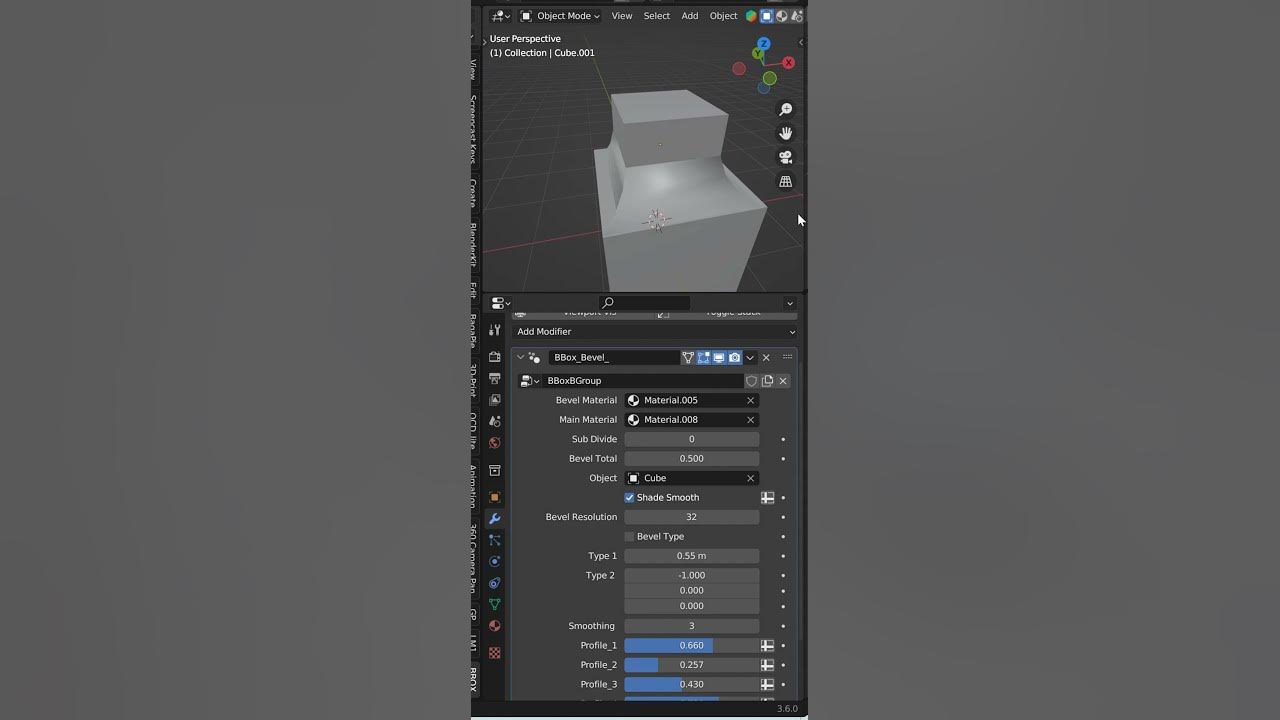 Geometry nodes BEVEL in Blender YouTube