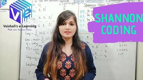 L 3 | Shannon Coding | Information Theory & Coding | Digital Communication | Vaishali Kikan
