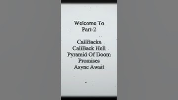 🔴 Callback Function | Callback Hell #js #javascript #webdevelopment