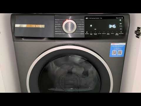 New Bosch WQH246DRGB Serie 6 Heat Pump Tumble Dryer - First load