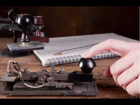 Morse code machine sound