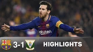 Barcelona vs leganes 3 1 highlights ...