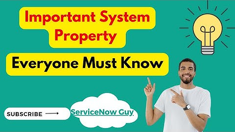 Recent Selections in ServiceNow | Important System Property to Learn