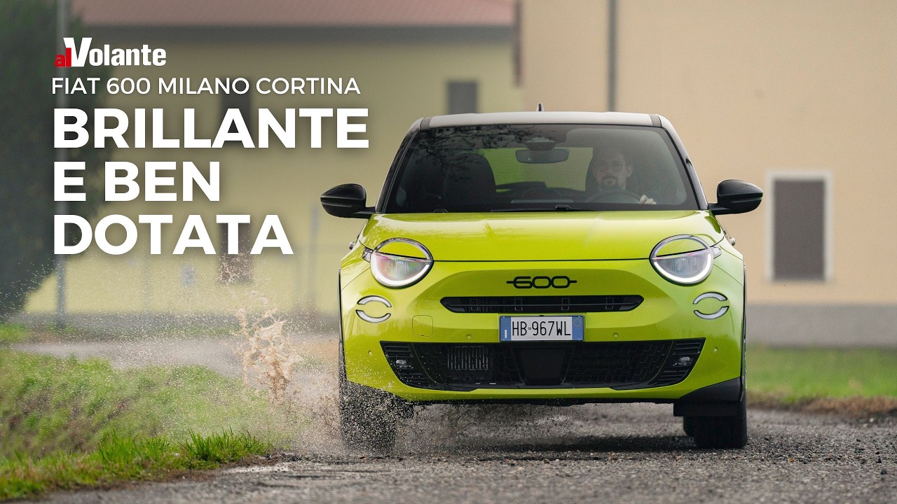 Fiat 600 Sport Milano Cortina: con le Olimpiadi fa il pieno di dotazione! • Test Drive