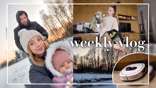 Nowy sprzęt do domu, śnieżny dzień i food haul | WEEKLY VLOG