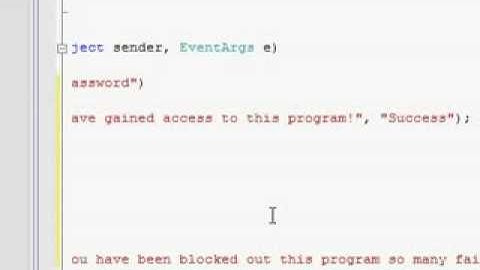 [C#.net] Advanced Password Protection