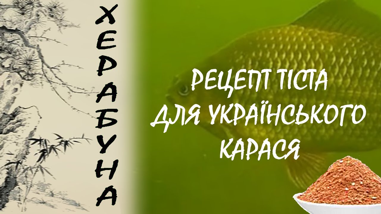 Рецепт тіста який буде до смаку як карасю так і коропу.