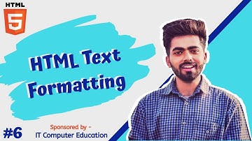 HTML tutorials for Beginners || HTML Text Formatting || Tutorial 6 || by Mayank Dhama