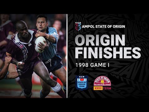 Last-minute winner decides series opener | Game 1, 1998 | Classic Origin Finishes | NRL