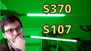 $370 Lightsaber VS $107 Lightsaber (SabersPro Revan and Proffie 2.2 Neopixel Luke)