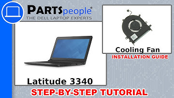 Dell Latitude 3340 Cooling Fan How-To Video Tutorial