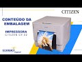 Conteúdo da embalagem Impressora Citizen CY-02