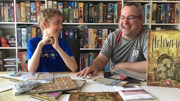 Arkwright Board Game Review!...with Justin and Max