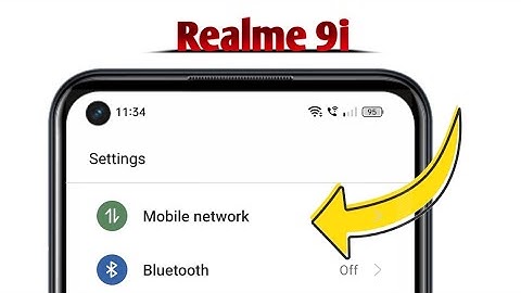 Mobile Data Not Working on Realme 9i Problem Solved