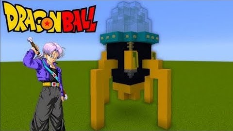Building a Capsule Corp Time Machine for show "Dragon Ball z" in Minecraft