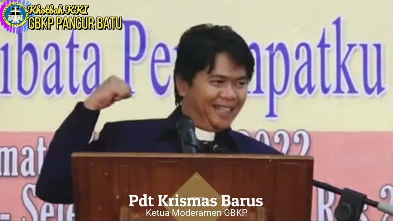 (Part 2) Dibata Penampatku - Zefanya 3 : 17 - Pdt Krismas Imanta Barus - 7 Oktober 2022