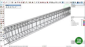 Three Spacing of Beam Stirrup | Toh Rebars v1.2.1 | Extension for SketchUp