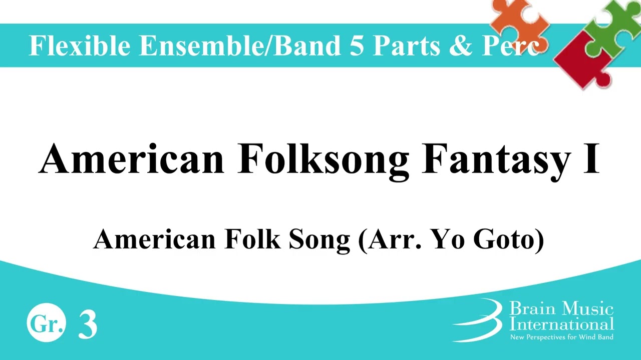 American Folksong Fantasy I - Flexible Band 5 Parts & Percussion