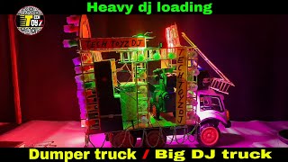 how to make dumper truck | dj truck loading | small dj gadi | dj truck kaise banaye | tech toyz dj