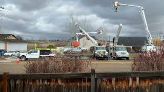 Power Pole Replacement Time Lapse