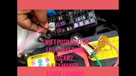 Swift smart key lost case done gscan2