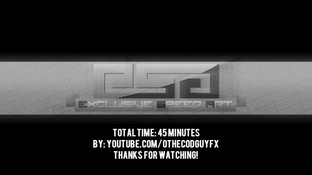 Clean Professional ExclusiveSpeedArt Banner Speed Art