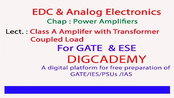 Power Amplifiers L5 Class A Transformer Coupled Load