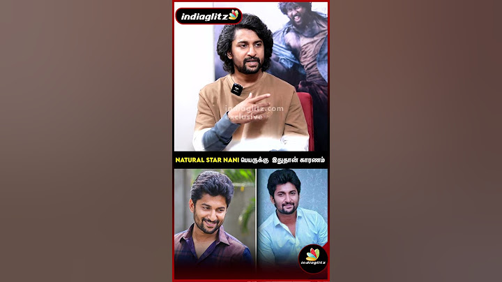 Actor Nani Kutty Story🤩#shorts