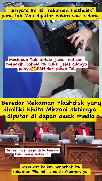 Viral! Rekaman Bukti Nikita Mirzani Ditolak Hakim, Akhirnya Diputar di Depan Media! #nikitamirzani