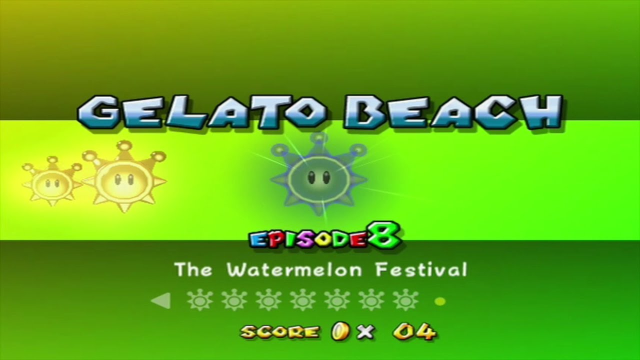 Super Mario Sunshine Gelato Beach Episode 8 The Watermelon