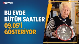 Atatürk Müzesine Çevirdiği Evinde, Tüm Saatler 09.05I Gösteriyor