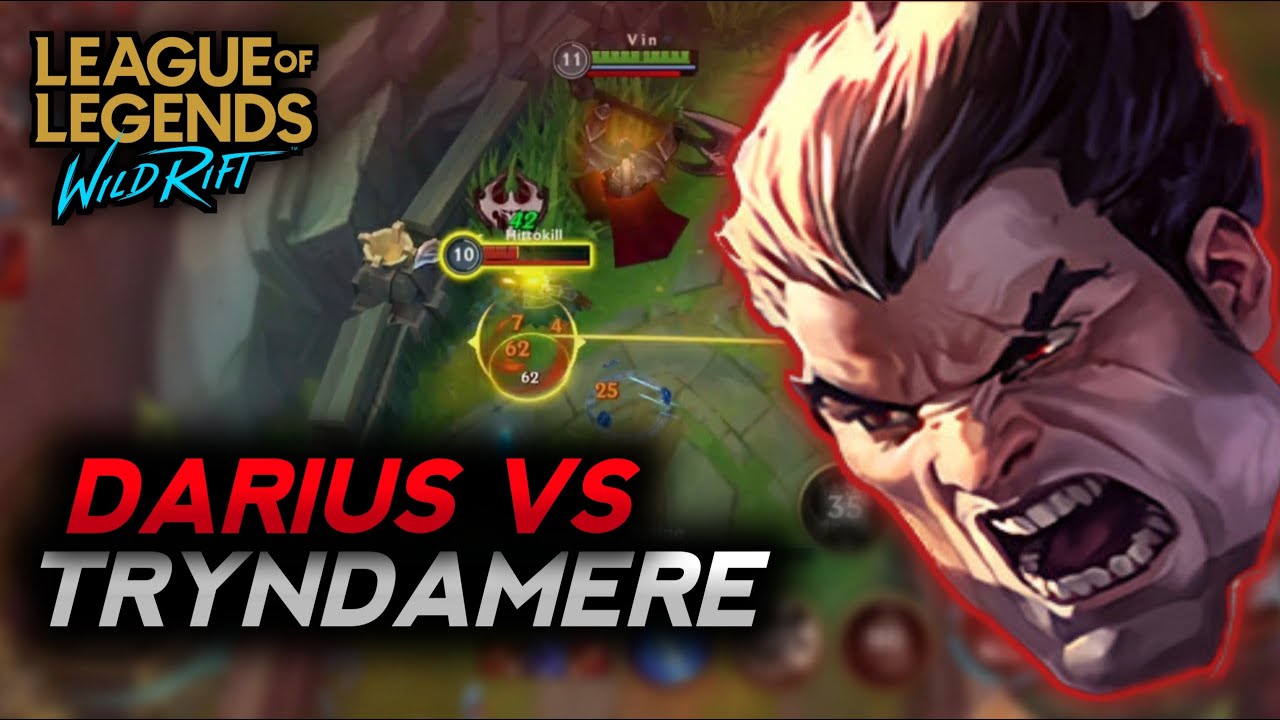 Darius vs Tryndamere Baron Lane Highlight Gameplay League of Legends