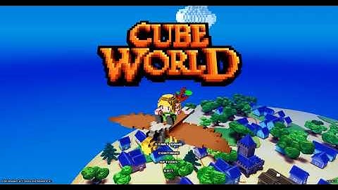 PREVIEW: Cube World Longplay Steam Edition ( no commentary ) Water Mage Part 1