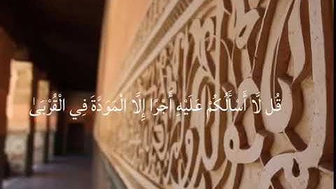 تلاوة من سورة الشورى من صلاة العشاء للقارئ محمد إبراهيم