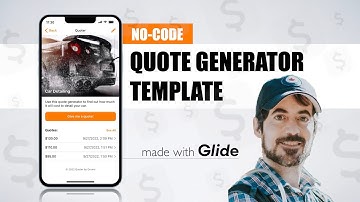 Quote Generation App | Glide Template