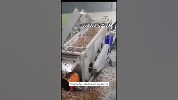 Big capacity walnut cracking shelling line