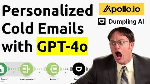 Scale and Personalize your Cold Emails with AI - GPT-4o, Apollo.io, DumplingAI, Make.com, Perplexity