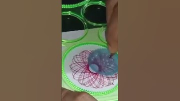 Amazing spirograph design||Kids spirograph||#spirograph #trending#viral#shorts#claycanvas