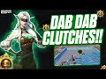 DAB DAB CLUTCHES!!🔥| INTENSE CLUTCHES IN CONQUEROR LOBBY😳 | Battle Ground Mobile India