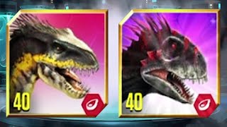 SCORPIUS REX,INDORAPTOR - Jurassic World The Game