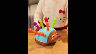 BYJ Spike Hedgehog Game Montessori Sensory Learning Colors Numbers Sorter Toy