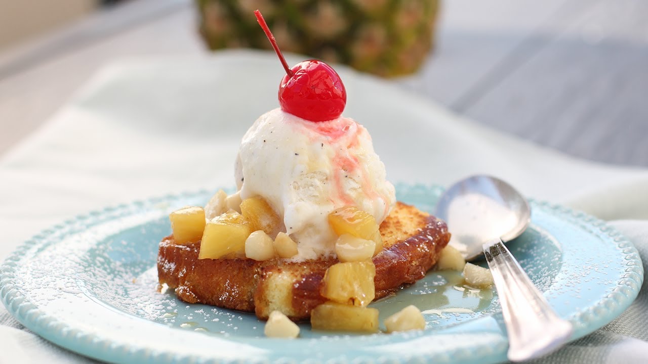 Pineapple Upside Down Sundae | Laura in the Kitchen