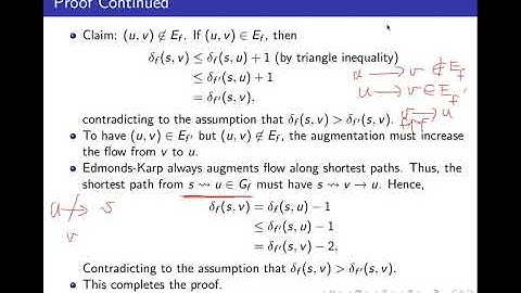 Edmonds Karp Algorithm